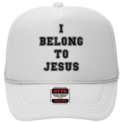 Kaka I Belong To Jesus High Crown Mesh Back Trucker Hat