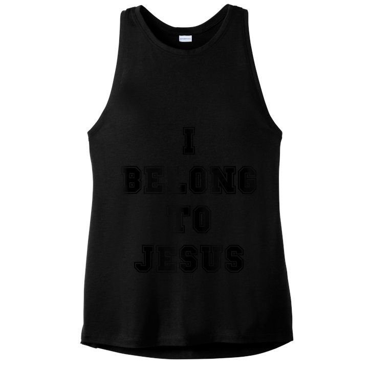 Kaka I Belong To Jesus Ladies PosiCharge Tri-Blend Wicking Tank