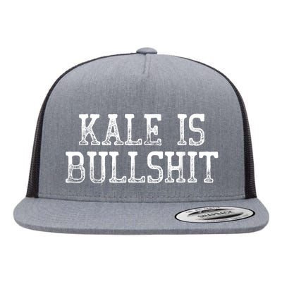 Kale Is Bullshit Tee Shirts Humor Flat Bill Trucker Hat