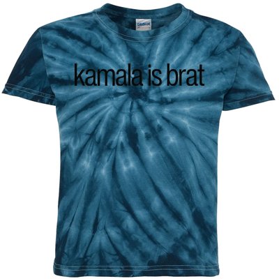 Kamala Is Brat Kids Tie-Dye T-Shirt