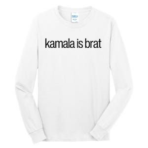 Kamala Is Brat Tall Long Sleeve T-Shirt