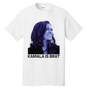 Kamala Is Brat Funny Sarcastic Tall T-Shirt