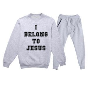 Kaka I Belong To Jesus Premium Crewneck Sweatsuit Set