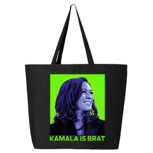 Kamala Is Brat Funny Sarcastic 25L Jumbo Tote