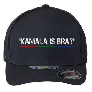 Kamala Is Brat Flexfit Unipanel Trucker Cap