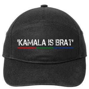 Kamala Is Brat 7-Panel Snapback Hat