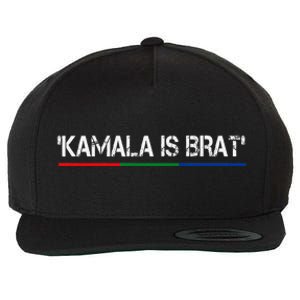 Kamala Is Brat Wool Snapback Cap