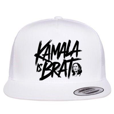 Kamala Is Brat 2024 Flat Bill Trucker Hat