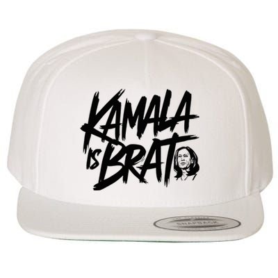 Kamala Is Brat 2024 Wool Snapback Cap