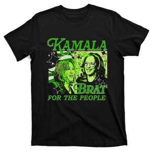 Kamala Is Brat 2024 Funny Green T-Shirt