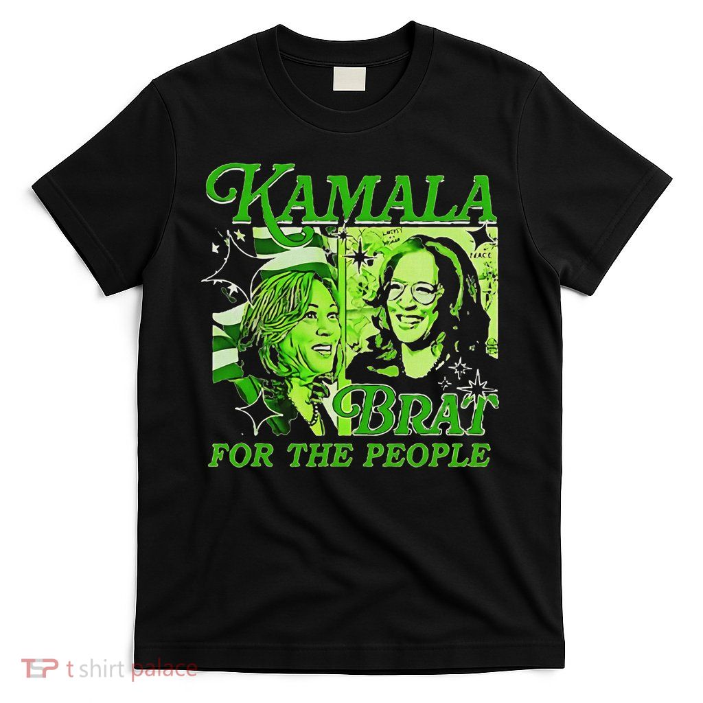 Kamala Is Brat 2024 Funny Green T-Shirt