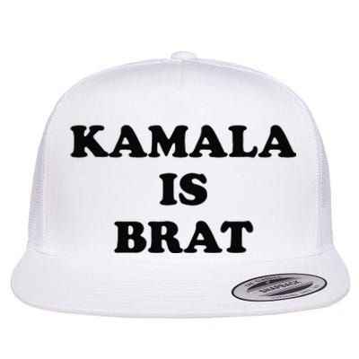 Kamala Is Brat Kamala Is Brat 2024 Kamala Is Brat Flat Bill Trucker Hat