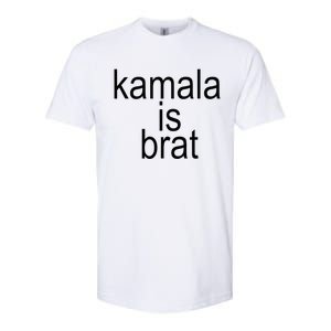 Kamala Is Brat Funny Meme Softstyle CVC T-Shirt