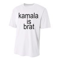 Kamala Is Brat Funny Meme Performance Sprint T-Shirt