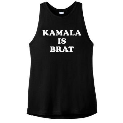 Kamala Is Brat Kamala Is Brat 2024 Kamala Is Brat Ladies PosiCharge Tri-Blend Wicking Tank