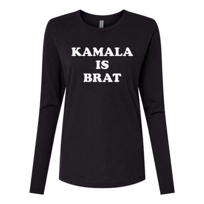 Kamala Is Brat Kamala Is Brat 2024 Kamala Is Brat Womens Cotton Relaxed Long Sleeve T-Shirt