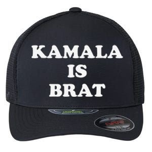 Kamala Is Brat Kamala Is Brat 2024 Kamala Is Brat Flexfit Unipanel Trucker Cap