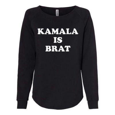 Kamala Is Brat Kamala Is Brat 2024 Kamala Is Brat Womens California Wash Sweatshirt