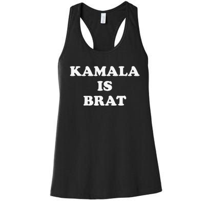 Kamala Is Brat Kamala Is Brat 2024 Kamala Is Brat Women's Racerback Tank