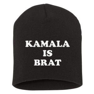 Kamala Is Brat Kamala Is Brat 2024 Kamala Is Brat Short Acrylic Beanie