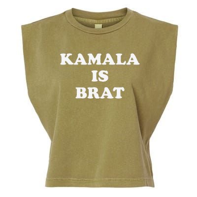 Kamala Is Brat Kamala Is Brat 2024 Kamala Is Brat Garment-Dyed Women's Muscle Tee