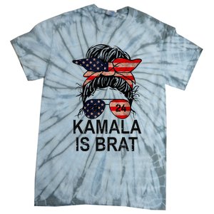 Kamala Is Brat Funny Quotes Feminist Tie-Dye T-Shirt