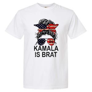 Kamala Is Brat Funny Quotes Feminist Garment-Dyed Heavyweight T-Shirt