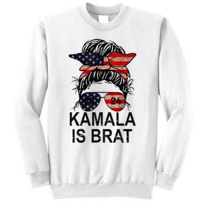 Kamala Is Brat Funny Quotes Feminist Sweatshirt