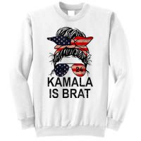 Kamala Is Brat Funny Quotes Feminist Sweatshirt