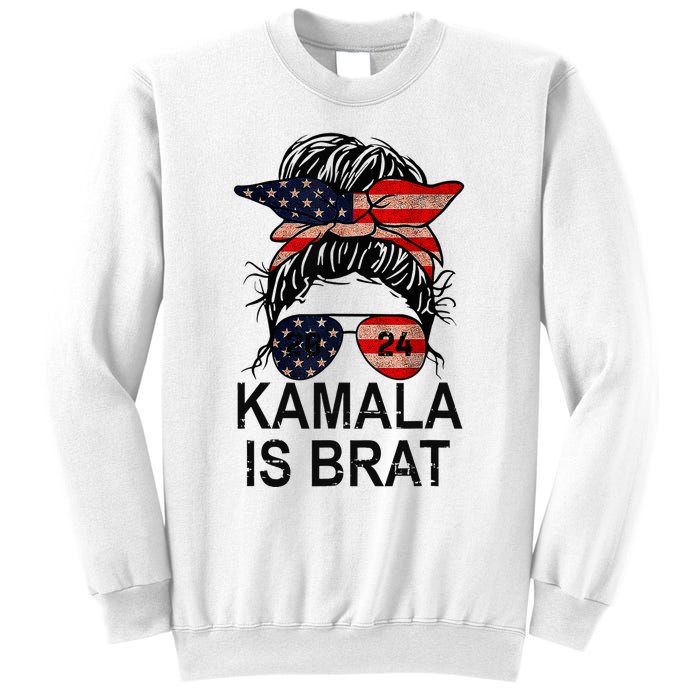 Kamala Is Brat Funny Quotes Feminist Sweatshirt