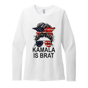 Kamala Is Brat Funny Quotes Feminist Womens CVC Long Sleeve Shirt