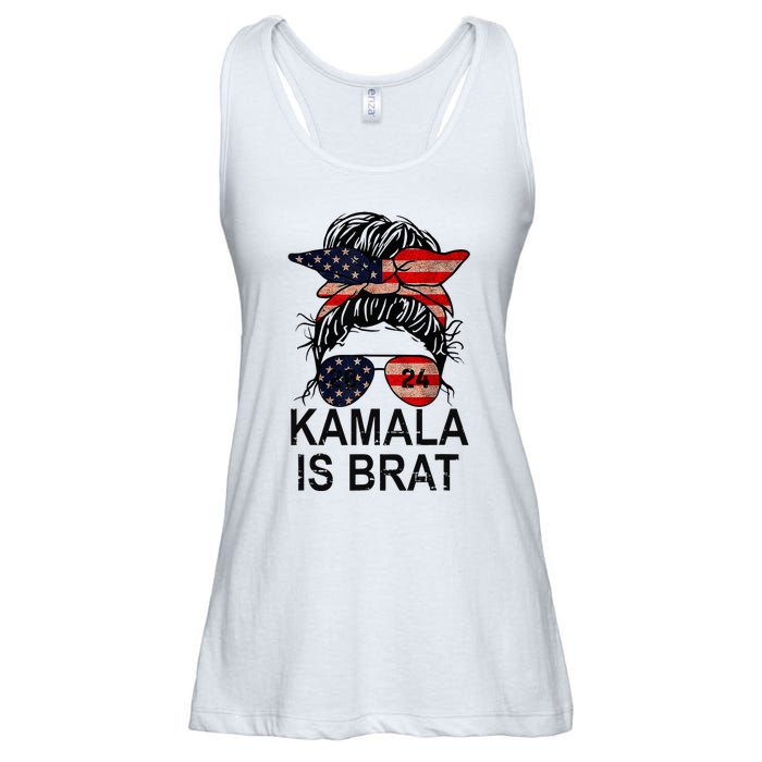 Kamala Is Brat Funny Quotes Feminist Ladies Essential Flowy Tank