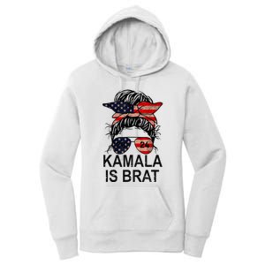 Kamala Is Brat Funny Quotes Feminist Women's Pullover Hoodie