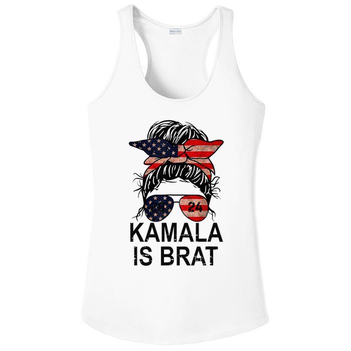 Kamala Is Brat Funny Quotes Feminist Ladies PosiCharge Competitor Racerback Tank