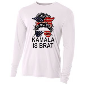 Kamala Is Brat Funny Quotes Feminist Cooling Performance Long Sleeve Crew