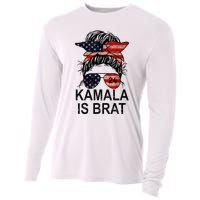 Kamala Is Brat Funny Quotes Feminist Cooling Performance Long Sleeve Crew