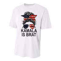 Kamala Is Brat Funny Quotes Feminist Performance Sprint T-Shirt