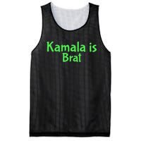 Kamala Is Brat Funny Sarcastic Quote Kamala Is Brat 2024 Mesh Reversible Basketball Jersey Tank