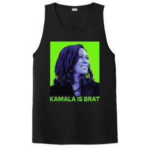 Kamala Is Brat Funny Sarcastic PosiCharge Competitor Tank