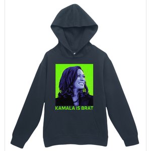 Kamala Is Brat Funny Sarcastic Urban Pullover Hoodie