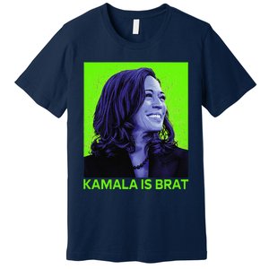 Kamala Is Brat Funny Sarcastic Premium T-Shirt