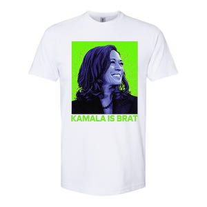 Kamala Is Brat Funny Sarcastic Softstyle CVC T-Shirt