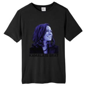 Kamala Is Brat Funny Sarcastic Tall Fusion ChromaSoft Performance T-Shirt