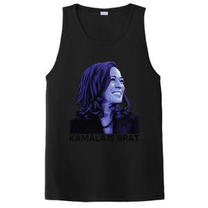 Kamala Is Brat Funny Sarcastic PosiCharge Competitor Tank