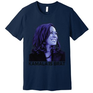 Kamala Is Brat Funny Sarcastic Premium T-Shirt