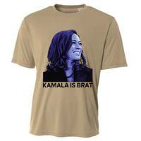 Kamala Is Brat Funny Sarcastic Cooling Performance Crew T-Shirt