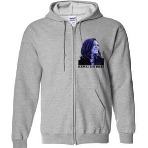 Kamala Is Brat Funny Sarcastic Full Zip Hoodie