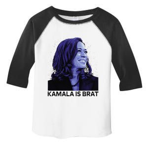 Kamala Is Brat Funny Sarcastic Toddler Fine Jersey T-Shirt