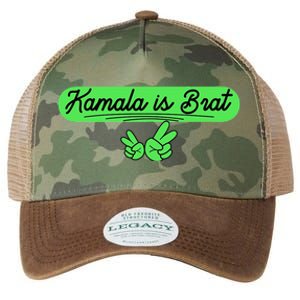 Kamala Is Brat Funny Sarcastic Quote Kamala Is Brat 2024 Legacy Tie Dye Trucker Hat