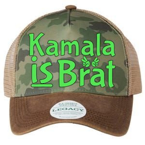 Kamala Is Brat Funny Sarcastic Legacy Tie Dye Trucker Hat